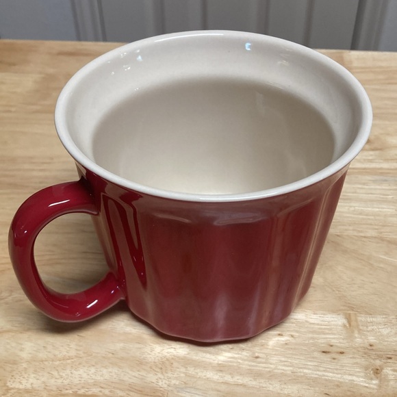 Good Cook Red 18 oz Soup Mug with Lid - Picture 6 of 9